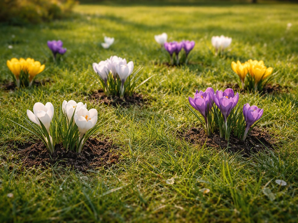 Krokussen in gras: zo plant je ze in Nederland en laat ze terugkomen