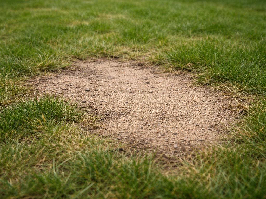 gras op zand