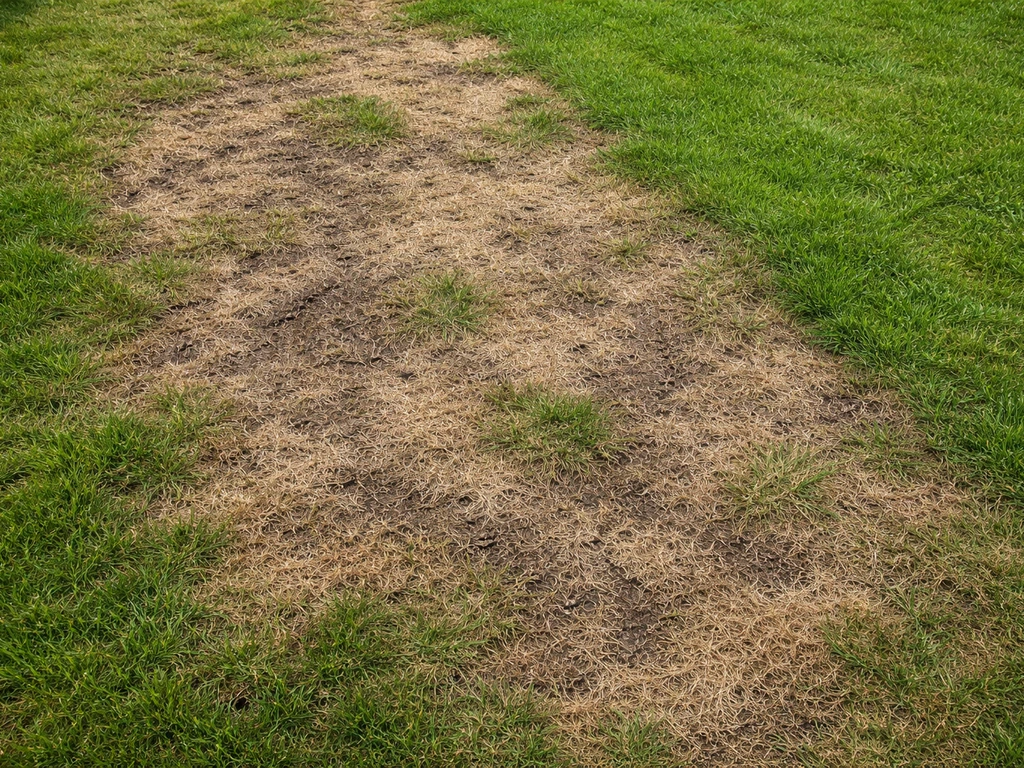 Veel dood gras in het gazon: oorzaken en direct herstel