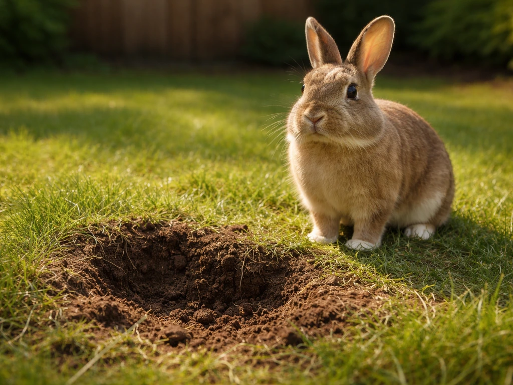 Konijnen graven in gras: oorzaken en praktische aanpak