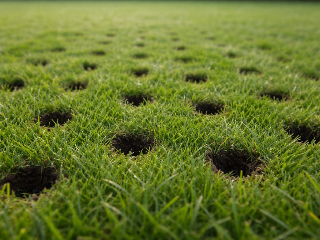 Gaatjes prikken gras: zo belucht, herstelt en bespaart u tijd