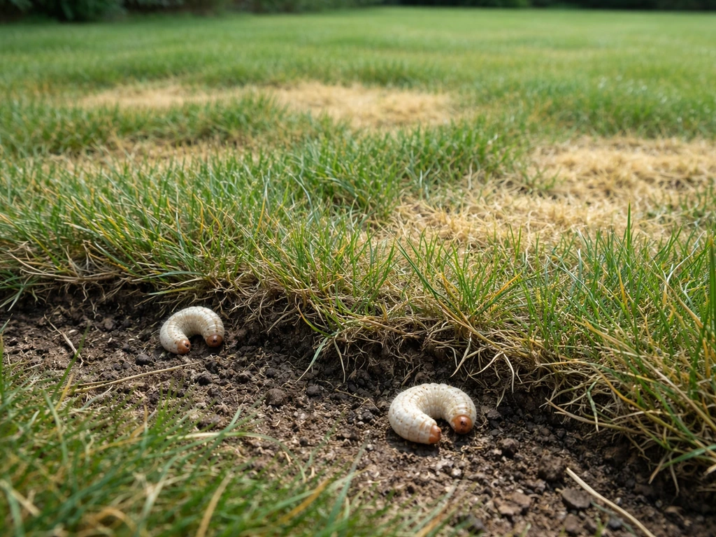 kevers op het gras